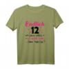 12. Geburtstag Mädchen T-Shirt - Endlich 12 Jahre, Lustiges Geschenk mit Herz und Sternen für Tochter, Nichte oder Enkelin