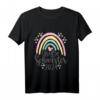 Große Schwester 2024 Regenbogen Baby Verkündung Mädchen T-Shirt – Originelles Geschenk zur Geburt & Babyankündigung bei Großeltern