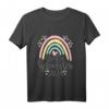 Große Schwester 2024 Regenbogen Baby Verkündung Mädchen T-Shirt – Originelles Geschenk zur Geburt & Babyankündigung bei Großeltern