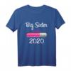Kinder Big Sister 2020 Loading Große Schwester T-Shirt - Perfektes Geschenk für werdende große Schwestern im Jahr 2020