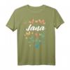 Jana Geburtstag Schwester T-Shirt mit Schmetterling und Pusteblume - Personalisierte Namensgeschenkidee
