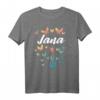 Jana Geburtstag Schwester T-Shirt mit Schmetterling und Pusteblume - Personalisierte Namensgeschenkidee