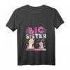 Damen Große Schwester 2022 Loading V-Ausschnitt T-Shirt – Süßes Geschenk für werdende große Schwester, perfekt für Familienfreude
