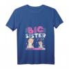 Damen Große Schwester 2022 Loading V-Ausschnitt T-Shirt – Süßes Geschenk für werdende große Schwester, perfekt für Familienfreude