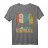 64. Geburtstag Papa Opa Motorrad Biker Geschenk Vintage 1960 T-Shirt – Retro Geschenkidee für Motorradliebhaber zum Geburtstag, Vatertag & Weihnachten