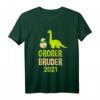 Kinder Großer Bruder 2021 T-Shirt Dino - Lustiges Geschenk für werdende große Brüder im Jahr 2021