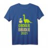 Kinder Großer Bruder 2021 T-Shirt Dino - Lustiges Geschenk für werdende große Brüder im Jahr 2021