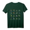 Dino Dinosaurier Arten Sammlung Pädagogisches Kunst T-Shirt – Originelles Geschenk für Dinosaurierfans, Freunde & Familie