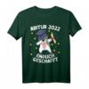 Lustiges Endlich Geschafft Abi 2022 T-Shirt mit Einhorn Motiv – Perfektes Geschenk für Abschlussfeier, Abiturienten & Absolventen
