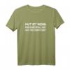 Mut ist wenn man Durchfall hat und trotzdem furzt - Lustiges schwarzer Humor T-Shirt für Herren, Geburtstag und Weihnachten Geschenk