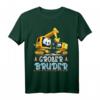 Bagger Großer Bruder 2024 Baustellen Brüder Baufahrzeuge T-Shirt – Perfektes Geschenk zur Geburt, Geschwisterankündigung & Zwillinge