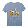 Bagger Großer Bruder 2024 Baustellen Brüder Baufahrzeuge T-Shirt – Perfektes Geschenk zur Geburt, Geschwisterankündigung & Zwillinge