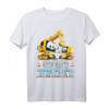 Bagger Großer Bruder 2024 Baustellen Brüder Baufahrzeuge T-Shirt – Perfektes Geschenk zur Geburt, Geschwisterankündigung & Zwillinge