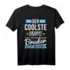 Der coolste grosse Bruder auf der ganzen Welt T-Shirt – Perfektes Geschenk zur Schwangerschaft, Baby Shower & Familienfeier