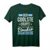 Der coolste grosse Bruder auf der ganzen Welt T-Shirt – Perfektes Geschenk zur Schwangerschaft, Baby Shower & Familienfeier