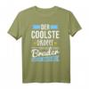 Der coolste grosse Bruder auf der ganzen Welt T-Shirt – Perfektes Geschenk zur Schwangerschaft, Baby Shower & Familienfeier