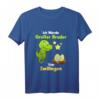 Ich werde großer Bruder von Zwillingen Dinosaurier T-Shirt – Perfekt zum Baby Shower & Schwangerschaft ankündigen für Jungen