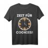 Zeit für Cookies - Lustiges Cookie Keks T-Shirt für Naschkatzen und Süßigkeitenliebhaber, Perfekt als Geschenk für Familie und Freunde