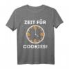Zeit für Cookies - Lustiges Cookie Keks T-Shirt für Naschkatzen und Süßigkeitenliebhaber, Perfekt als Geschenk für Familie und Freunde