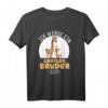 Großer Bruder 2021 Shirt – Perfektes Geschenk für werdende und große Brüder, tolles Giraffen Design für Kinder