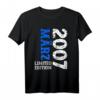 Limited Edition 2007 Geburtstags-T-Shirt für 16. Geburtstag – Deko, Geschenk & Partyoutfit für Teenager, Damen & Herren