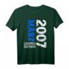 Limited Edition 2007 Geburtstags-T-Shirt für 16. Geburtstag – Deko, Geschenk & Partyoutfit für Teenager, Damen & Herren