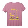 Kinder Achtung Baustelle Radlader Ich werde großer Bruder T-Shirt – Humorvolles Geschenk zur Schwangerschaftsankündigung für zukünftigen großen Bruder