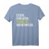 Lustiges Essen Schlafen Schnitzel Wiederholen T-Shirt – Geschenkidee für Geburtstag & Weihnachten für Männer und Frauen