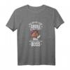 Ich bin die große Schwester das macht mich zum Boss Katzen T-Shirt – Lustiges Geschwistergeschenk für Katzenfans zum Geburtstag & Weihnachten