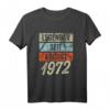 51. Geburtstag Mann T-Shirt - Legendär seit August 1972, lustiges Geschenk & Dekoration für den besonderen Tag