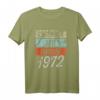 51. Geburtstag Mann T-Shirt - Legendär seit August 1972, lustiges Geschenk & Dekoration für den besonderen Tag