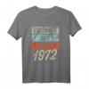 51. Geburtstag Mann T-Shirt - Legendär seit August 1972, lustiges Geschenk & Dekoration für den besonderen Tag