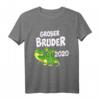 Großer Bruder 2020 Dinosaurier Kinder T-Shirt für Jungen – Perfektes Geschenk für werdende Geschwister & Dinosaurier-Fans