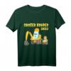 Kinder Ich werde großer Bruder 2022 Bagger T-Shirt – Süßes Comic Motiv zur Schwangerschaftsankündigung für Jungen