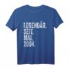 20. Geburtstag T-Shirt für Männer – Legendär seit Mai 2004, lustiges Geschenk & Dekoration für den 20. Geburtstag