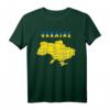Oblast of Ukraine Karte T-Shirt mit Regionen und Flaggenfarben – Perfektes Geschenk für Familie und Freunde zum Geburtstag, Weihnachten oder Feiertage