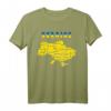 Oblast of Ukraine Karte T-Shirt mit Regionen und Flaggenfarben – Perfektes Geschenk für Familie und Freunde zum Geburtstag, Weihnachten oder Feiertage