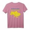 Oblast of Ukraine Karte T-Shirt mit Regionen und Flaggenfarben – Perfektes Geschenk für Familie und Freunde zum Geburtstag, Weihnachten oder Feiertage