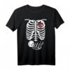 X-Ray Skelett Schwangere T-Shirt – Lustiges Halloween Mom Kostüm & Geschenk für Schwangere und Mütter