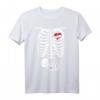 X-Ray Skelett Schwangere T-Shirt – Lustiges Halloween Mom Kostüm & Geschenk für Schwangere und Mütter