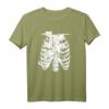 Katze Bibcage Skelett Halloween Röntgen-T-Shirt für Katzenliebhaber & Katzenmütter - Originelle Halloween Geschenkidee