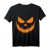 Halloween Kürbis Kostüm T-Shirt für Frauen, Männer & Kinder – Klassisches, bequemes Halloween-Basic mit doppeltem Saum