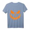 Halloween Kürbis Kostüm T-Shirt für Frauen, Männer & Kinder – Klassisches, bequemes Halloween-Basic mit doppeltem Saum