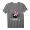 Kinder Halloween T-Shirt mit gruseliger Spinne für Mädchen - Süßes & Gruseliges Halloween-Design für Mädchen