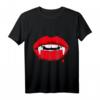 Vampir-Biss Halloween Party T-Shirt – Gruseliges Design, Perfekt für Kostüm-Partys & Halloween-Fans, Geschenkidee für Freunde & Familie