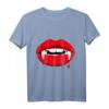 Vampir-Biss Halloween Party T-Shirt – Gruseliges Design, Perfekt für Kostüm-Partys & Halloween-Fans, Geschenkidee für Freunde & Familie