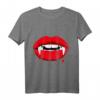 Vampir-Biss Halloween Party T-Shirt – Gruseliges Design, Perfekt für Kostüm-Partys & Halloween-Fans, Geschenkidee für Freunde & Familie