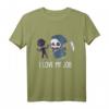 Kawaii Grim Reaper I Love My Job Halloween T-Shirt – Süßes Gothic Sensenmann Design für Halloween Partys & Geschenke für Kawaii & Gothic Fans