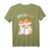 Hamster Mama Mädchen Damen T-Shirt - Süßes Geschenk für Hamsterliebhaberinnen, Kinder & Frauen zu Geburtstag, Weihnachten & Ostern