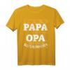 Ich habe zwei Titel Papa & Opa und ich kann alles reparieren T-Shirt – Originelles Geschenk für Handwerker, Mechaniker & Heimwerker Opas zu Vatertag & Geburtstag